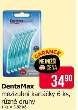 Teta DentaMAX mezizubní kartáčky 6 ks, různé druhy nabídka