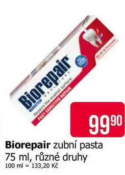 Teta Biorepair zubní pasta 75 ml, různé druhy nabídka