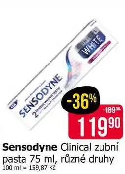 Teta Sensodyne Clinical zubní pasta 75 ml, různé druhy nabídka