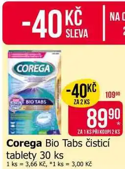 Teta Corega Bio Tabs čisticí tablety 30 ks nabídka