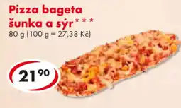 CBA Pizza bageta šunka a sýr nabídka