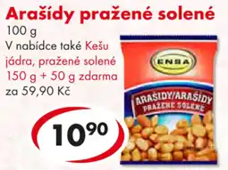 CBA Arašídy pražené solené nabídka