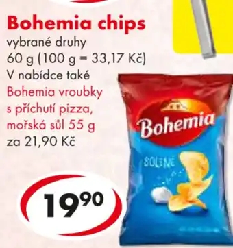 CBA Bohemia chips nabídka