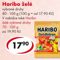 CBA Haribo želé nabídka