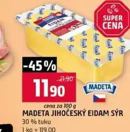 Terno MADETA JIHOČESKÝ EIDAM SÝR 30% tuku nabídka