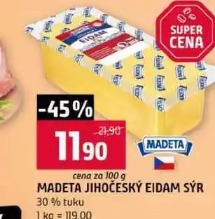Terno MADETA JIHOČESKÝ EIDAM SÝR 30% tuku nabídka