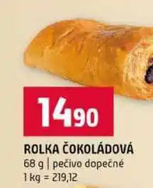 Terno ROLKA ČOKOLÁDOVÁ 68 g pečivo dopečné nabídka