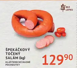 Coop hb Špekáčkový točený salam nabídka
