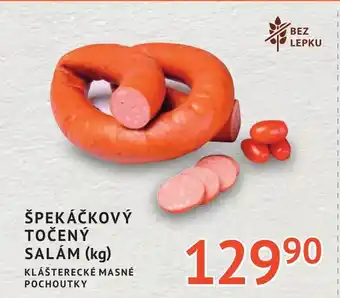 Špekáčkový točený salam
