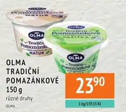 Coop hb OLMA Tradiční pomazánkové nabídka