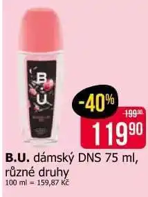 Teta B.U. dámský DNS 75 ml nabídka