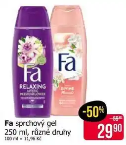 Teta Fa sprchový gel nabídka