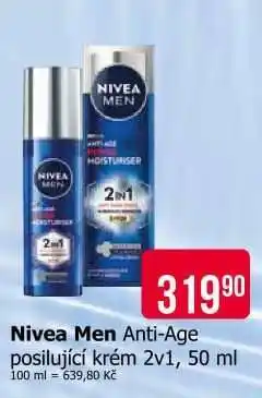 Teta Nivea Men Anti-Age posilující krém 2v1, 50 ml nabídka