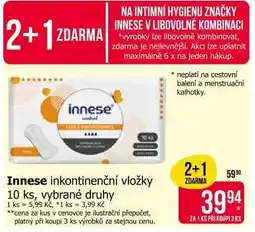 Teta Innese inkontinenční vložky nabídka