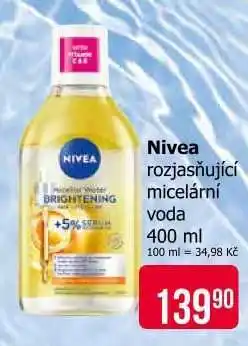 Teta Nivea rozjasňující micelární voda 400 ml nabídka