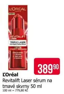 Teta L'Oréal Revitalift Laser sérum na tmavé skvrny 50 ml nabídka