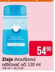 Teta Ziaja Dvoufázový odličovač očí 120 ml nabídka