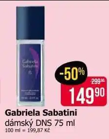 Teta Gabriela Sabatini dámský DNS 75 ml nabídka
