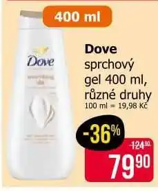 Teta Dove sprchový gel 400 ml nabídka
