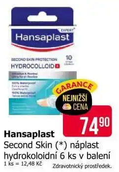 Teta Hansaplast Second Skin nabídka