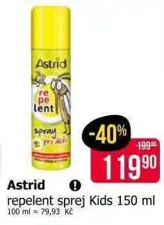 Teta Astrid repelent sprej Kids 150 ml nabídka