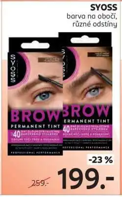 Rossmann Syoss nabídka