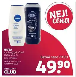 Rossmann Nivea nabídka