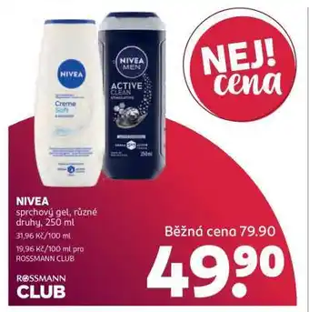 Rossmann Nivea nabídka