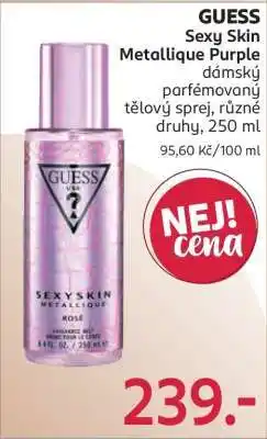Rossmann GUESS Sexy Skin Metallique Purple nabídka
