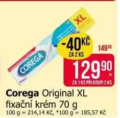 Teta Corega Original XL fixační krém 70 g nabídka