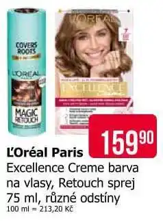 Teta L'Oréal Paris Excellence Creme barva na vlasy, Retouch sprej nabídka