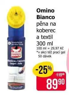 Teta Omino Bianco pěna na koberec a textil 300 ml nabídka