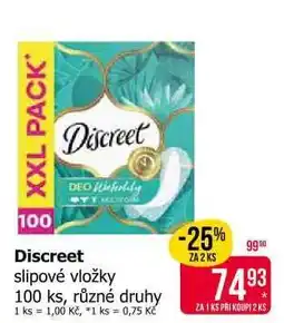 Teta Discreet Slipové vložky nabídka
