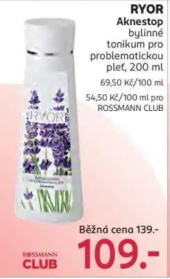 Rossmann Ryor Aknestop nabídka