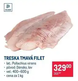 Makro Treska tmavá – filet nabídka