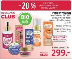 Rossmann Purity Vision nabídka