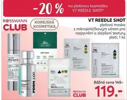 Rossmann VT REEDLE SHOT nabídka