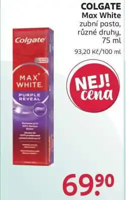 Rossmann Colgate Max White nabídka