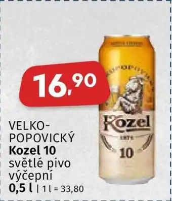 Coop Velkopopovický Kozel 10 nabídka