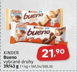 Coop KINDER BUENO nabídka
