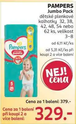 Rossmann PAMPERS Jumbo Pack nabídka