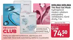 Rossmann HOLIKA HOLIKA The Real Gel Mask nabídka
