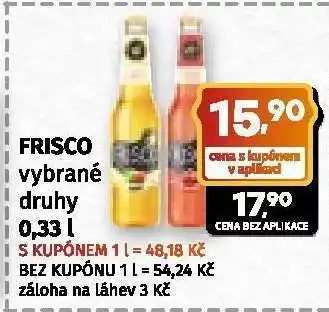 Coop FRISCO vybrané druhy nabídka
