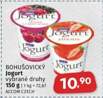 Coop BOHUŠOVICKÝ Jogurt nabídka