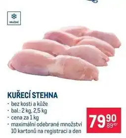 Makro Kuřecí stehna nabídka