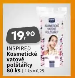 Coop INSPIRED Kosmetické vatové polštářky 80 ks nabídka