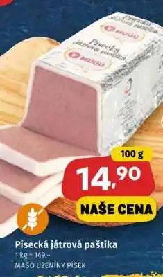 Coop Písecká játrová paštika nabídka