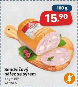Coop Sendvičový nářez se sýrem nabídka