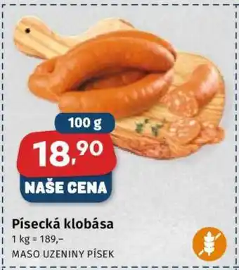 Coop Písecká klobása nabídka