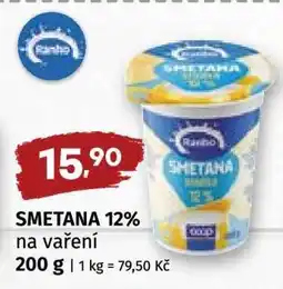 Coop Smetana 12 % nabídka
